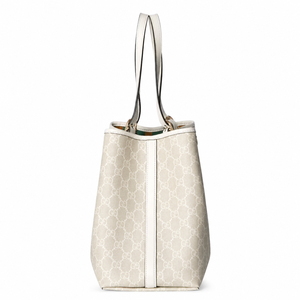 "GG" Ivory Monogram Tote