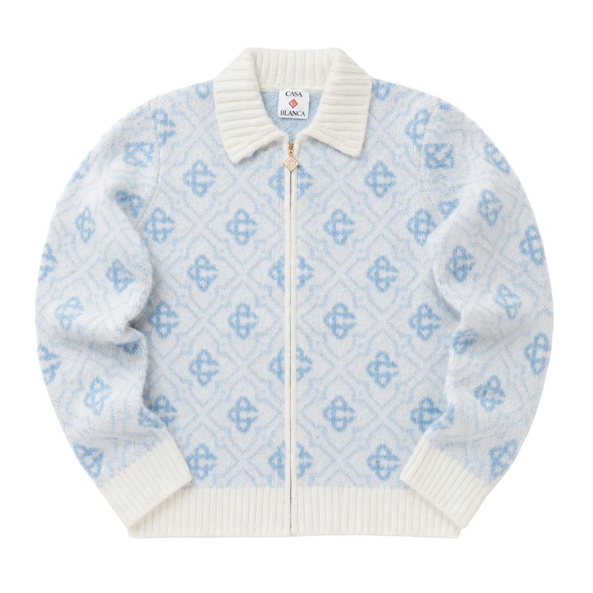 "BLANC" Knit Zip Jacket