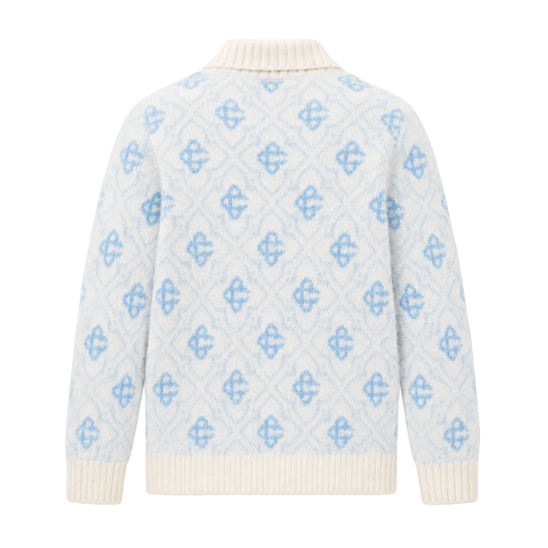 "BLANC" Knit Zip Jacket