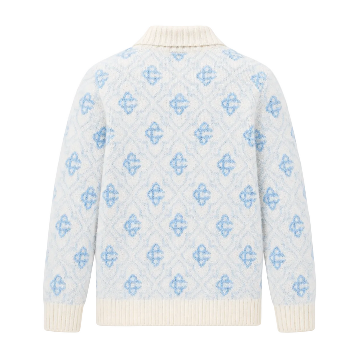 "BLANC" Knit Zip Jacket