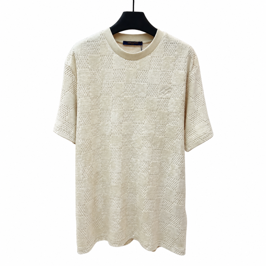 "LV" Textured Knit Tee