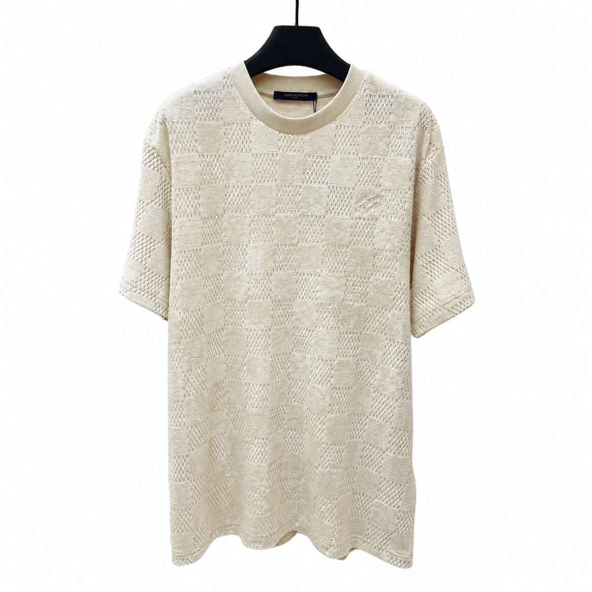 "LV" Textured Knit Tee