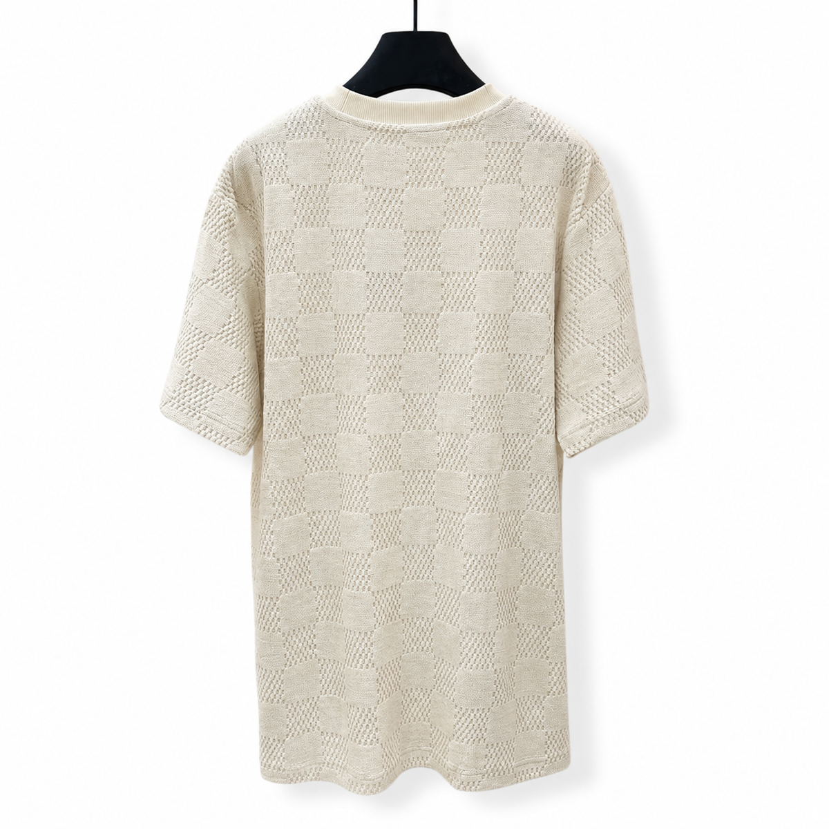 "LV" Textured Knit Tee