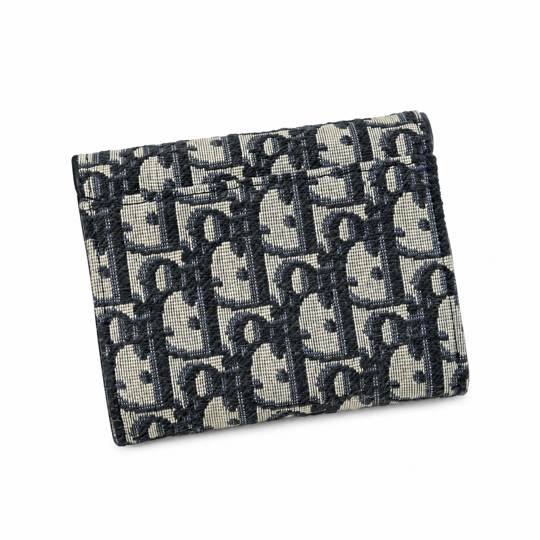 "D" Oblique Compact Wallet