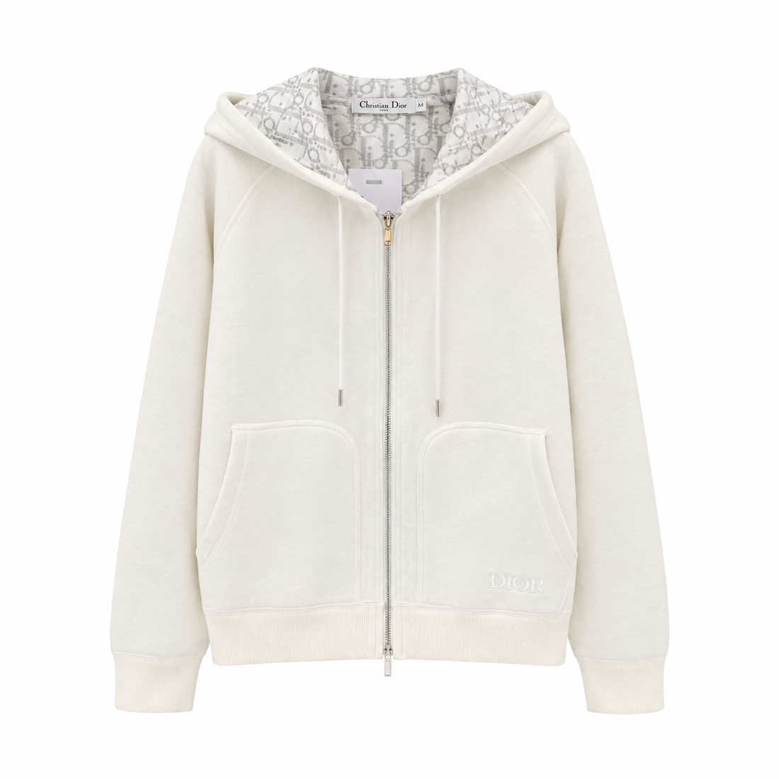 "CD" Reversible Zip Hoodie