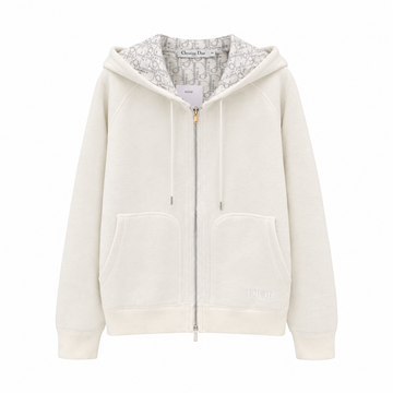 "CD" Reversible Zip Hoodie