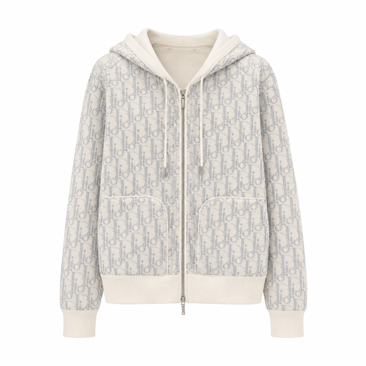 "CD" Reversible Zip Hoodie
