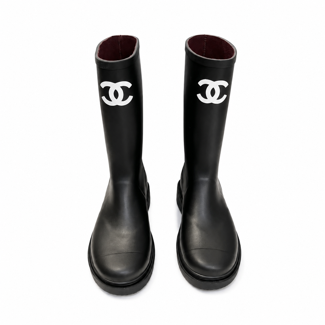 "CC" Logo Rain Boots