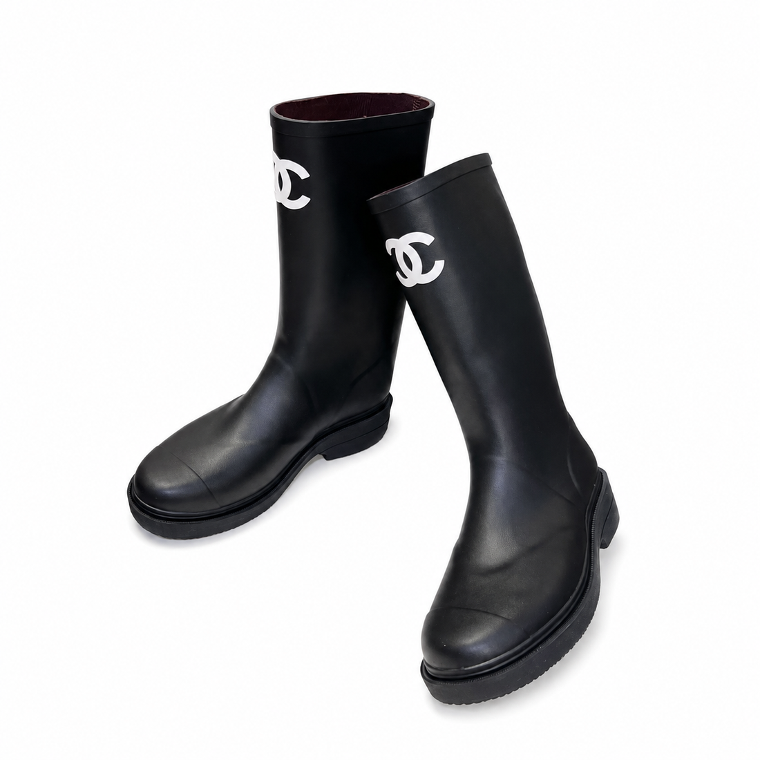 "CC" Logo Rain Boots