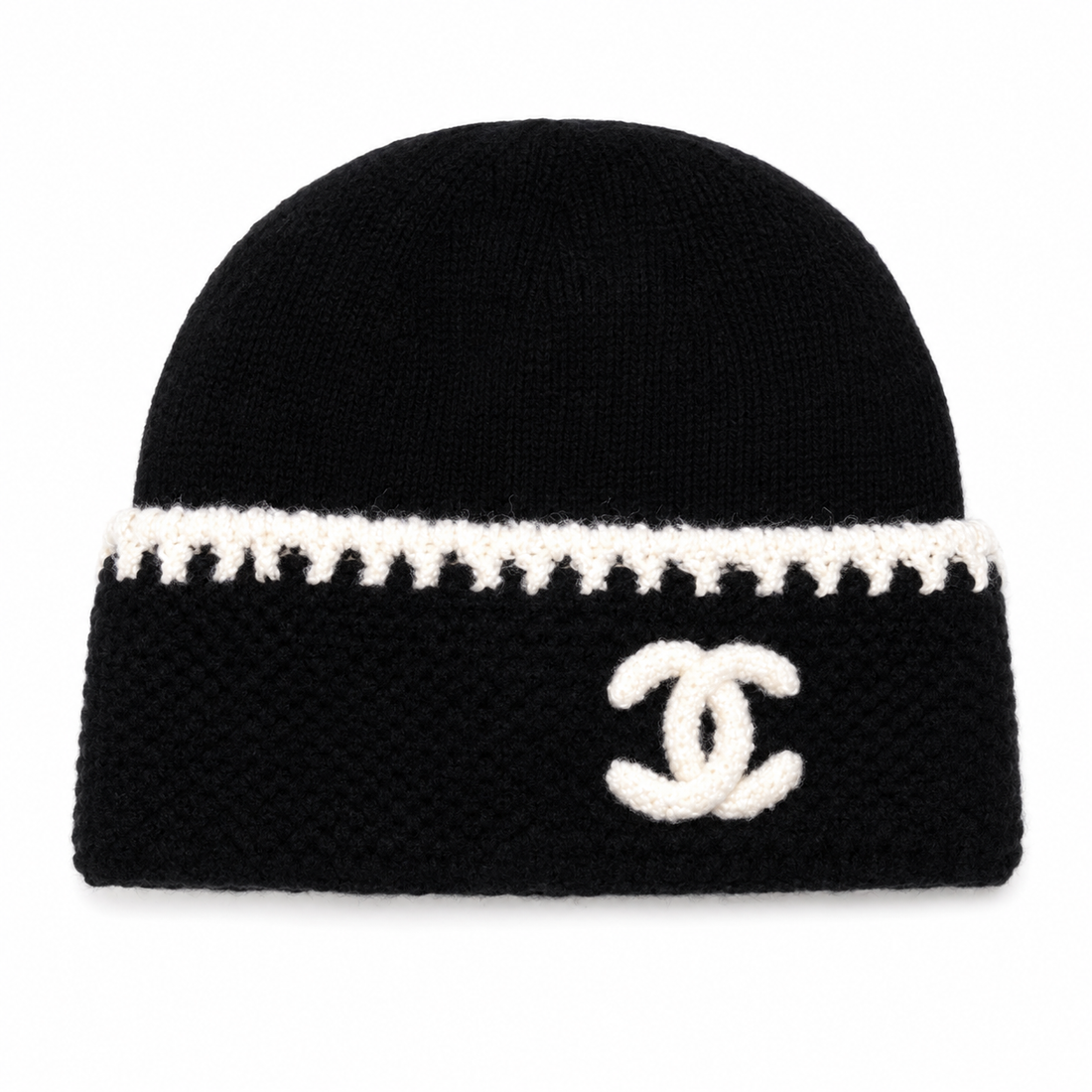 "CC" Knit Beanie