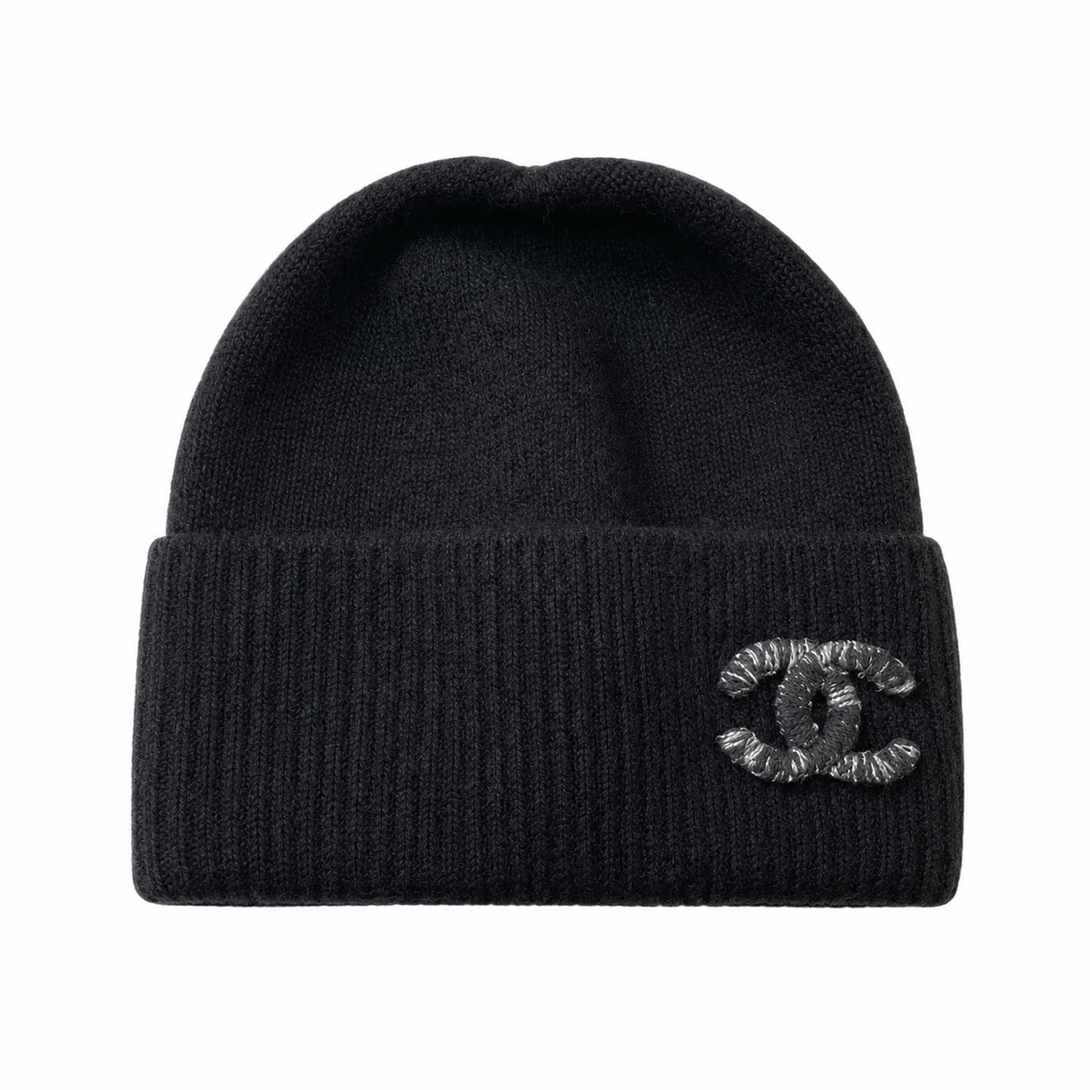 "CC" Classic Knit Beanie