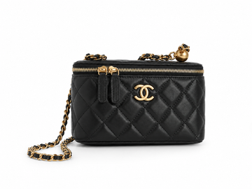 "CC" Quilted Vanity Chain Bag