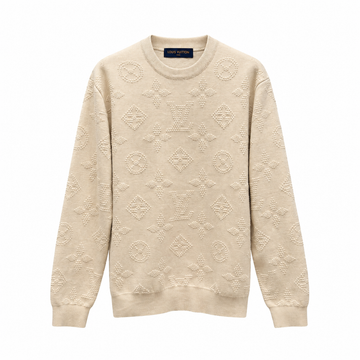 "LV" Monogram Knit Sweater