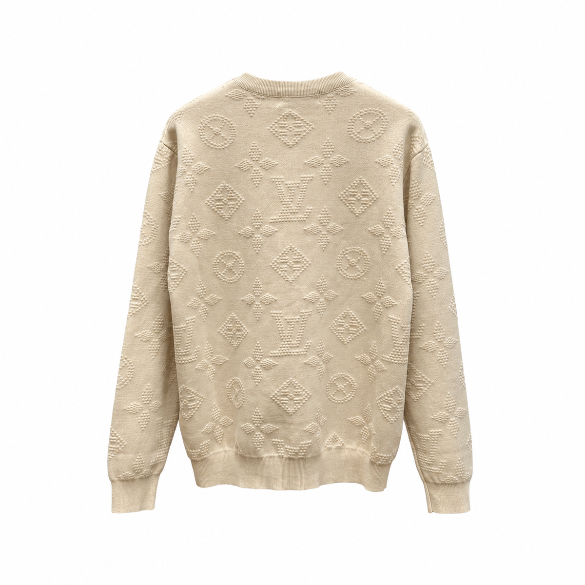 "LV" Monogram Knit Sweater