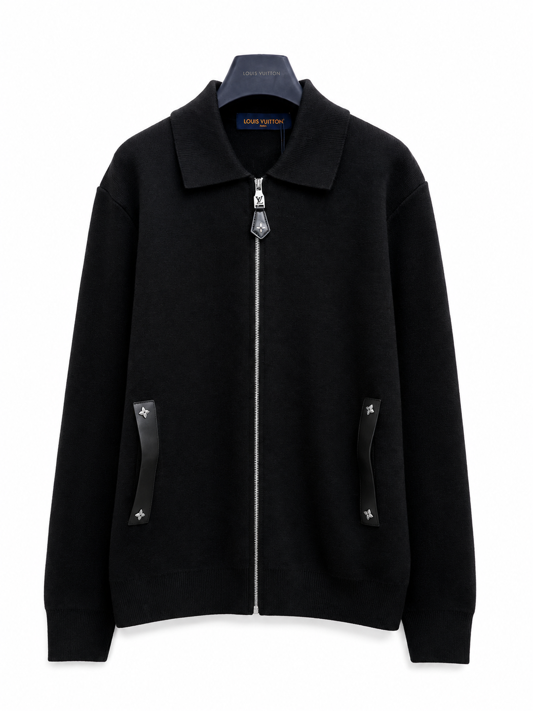 "LV" Zip Knit Jacket