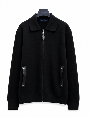 "LV" Zip Knit Jacket