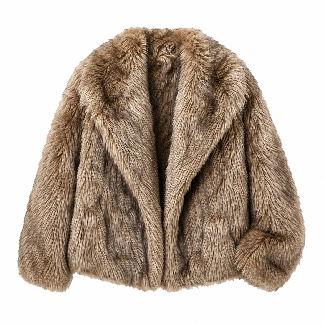 Luxe Long Fur Look Jacket