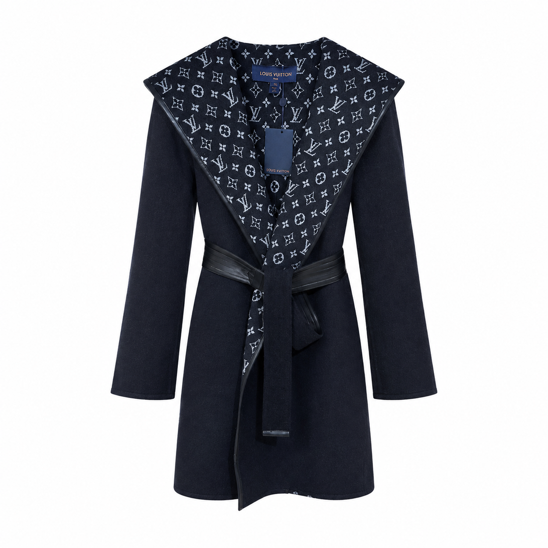 "LV" Monogram Wrap Coat
