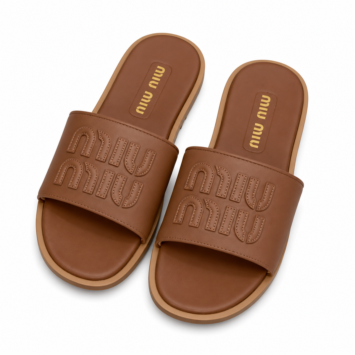 "mi mi" Woven Slides