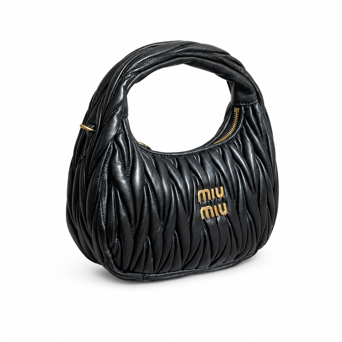 "mi mi" Ruched Bag