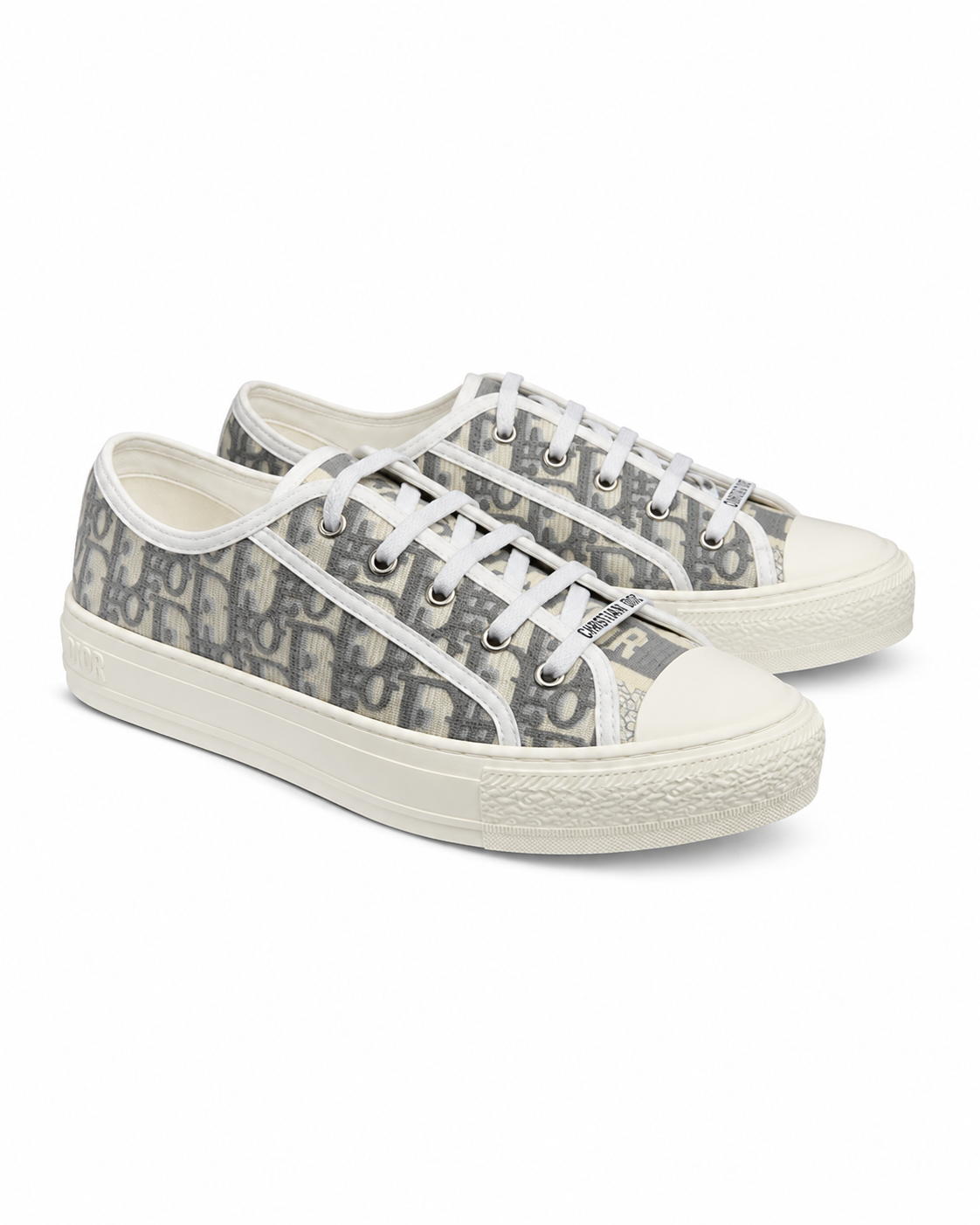 "D" Monogram Low-Top Sneaker