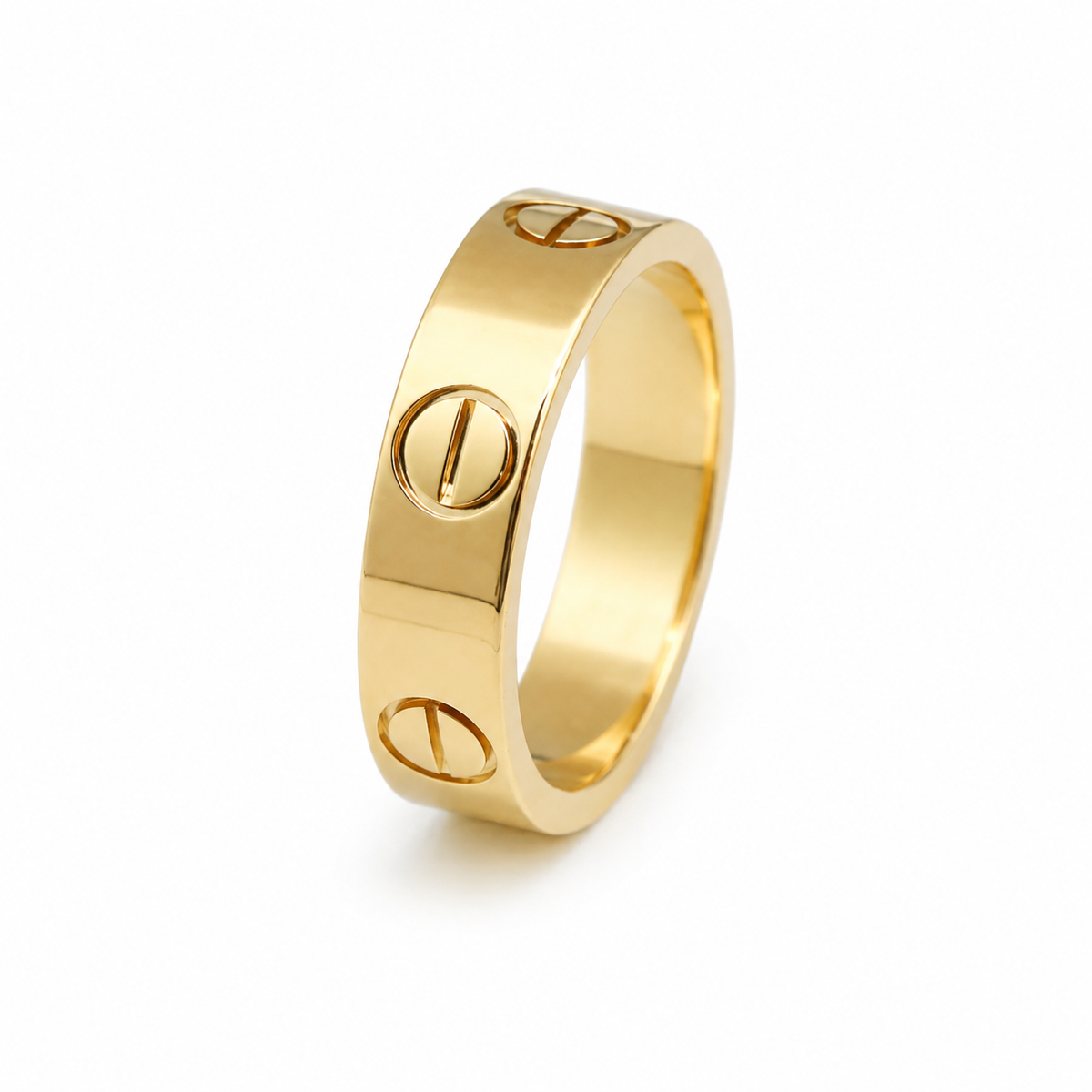 "CART" Screw Band Ring
