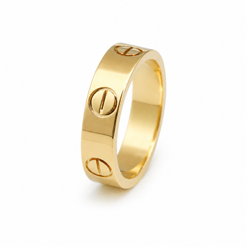 "CART" Screw Band Ring