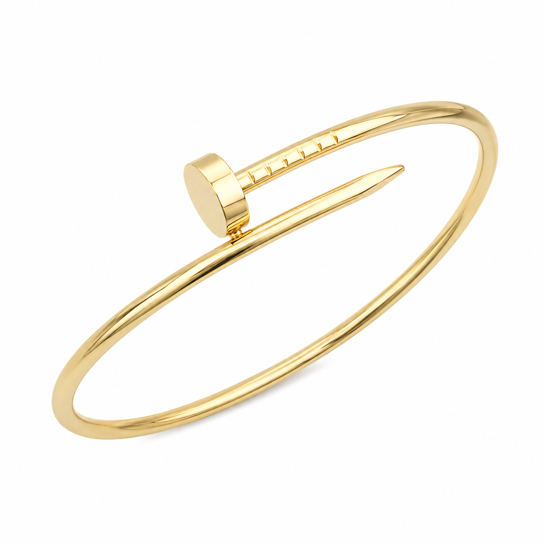 Nail Bangle Bracelet – Gold & Silber