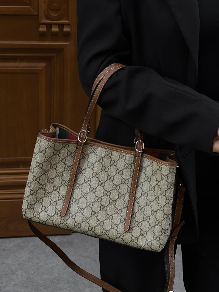 "GG" Monogram Shoulder Bag