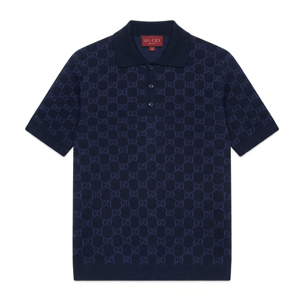 „GG“ Knit Polo Shirt