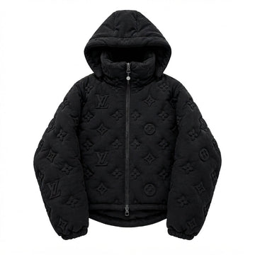 „LV“  Puffer Coat Schwarz