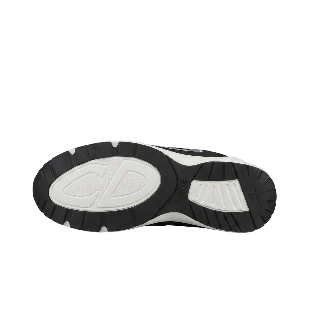 „D“ B30 Sneaker – Schwarz/Weiß