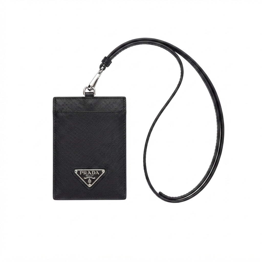 „P“ Leather Badge Holder Wallet