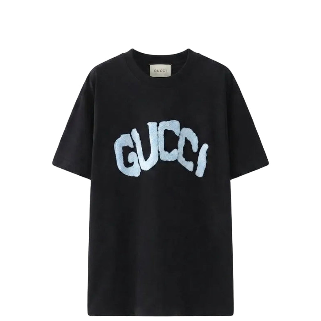 „GG“ Curved Print T-Shirt