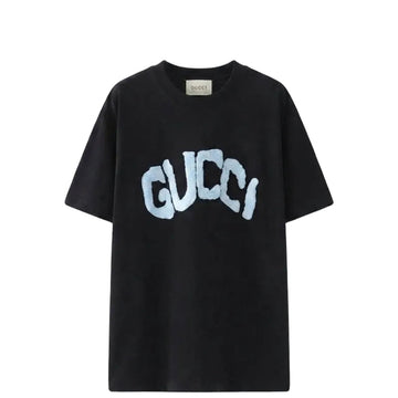 „GG“ Curved Print T-Shirt