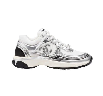 "CC" Luxury Sneaker Silber