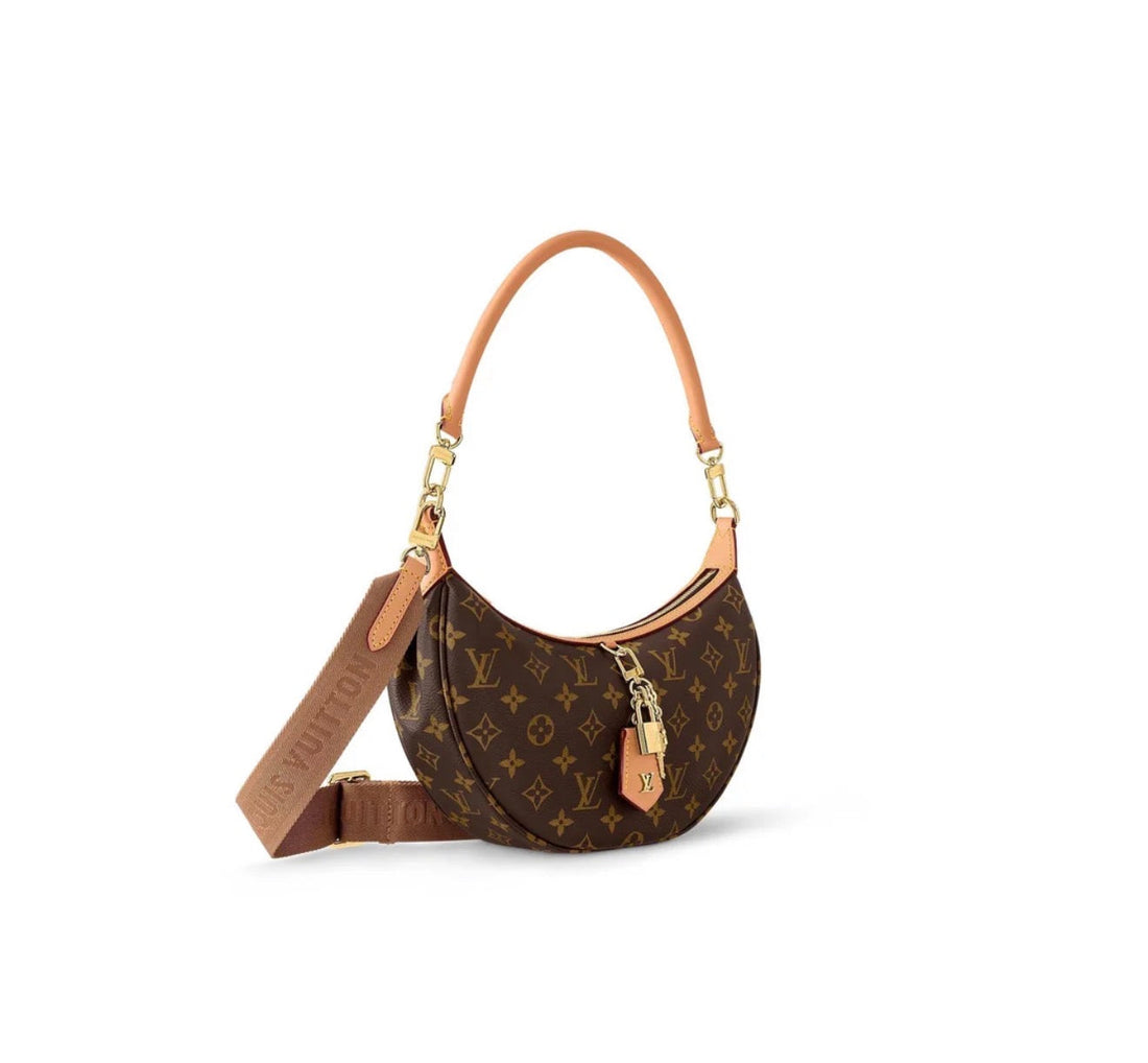 "LV" Monogram Shoulder Bag