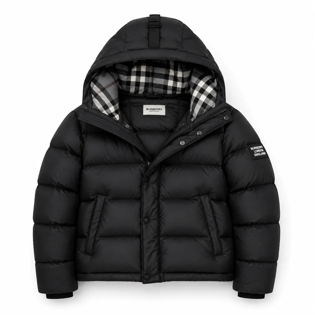 „BB“ Hooded Puffer Jacke