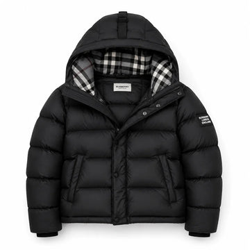 „BB“ Hooded Puffer Jacke